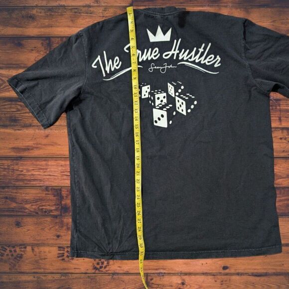 Vintage Y2k Sean John Streetwear Shirt Dice The True Hustler Short Sleeve XXL - Picture 5 of 6